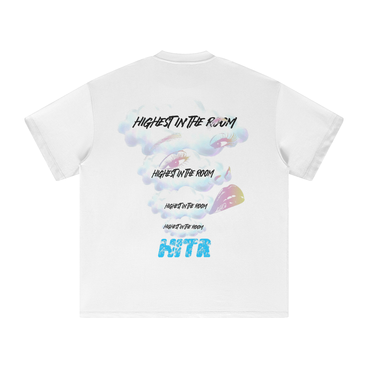 HITR. ‘Head in Clouds’ White T