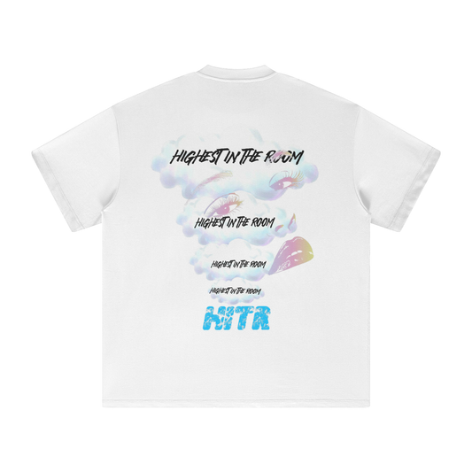 HITR. ‘Head in Clouds’ White T